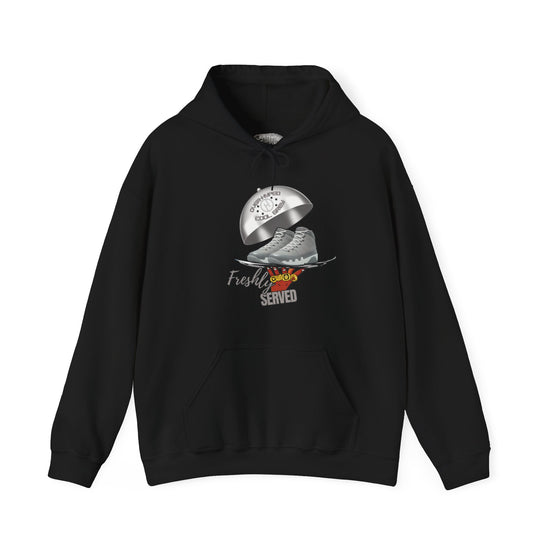 Retro 9 Cool Grey- Freshly Served Hoodie