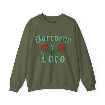 Retro 3 EL VUELO Summit White and Pine Green SweatShirt - BORRACHO Y LOCO