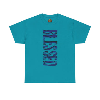 Retro 8 Aqua Shirt - BLESSED
