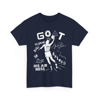 Retro 6 Olympic  G.O.A.T WHITE Tee - by Over-Hyped