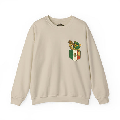 Retro 3 EL VUELO Summit White and Pine Green SweatShirt - OUT OF POCKET LUCHA