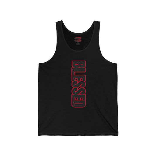 Retro 12 Flu Game  BLESSED Tank by Over-Hyped
