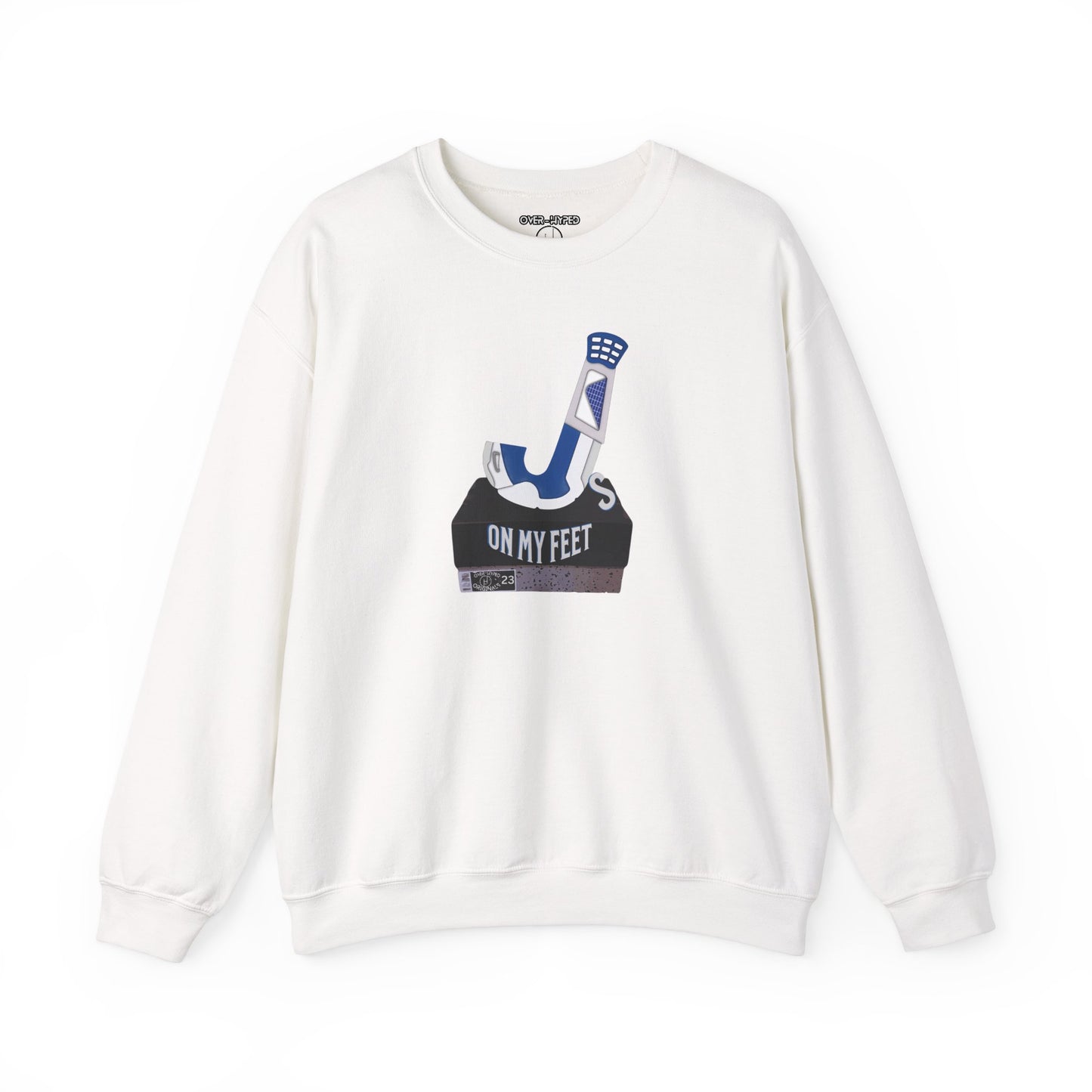 Retro 4 Industrial Blue J's On My Feet Sweatshirt