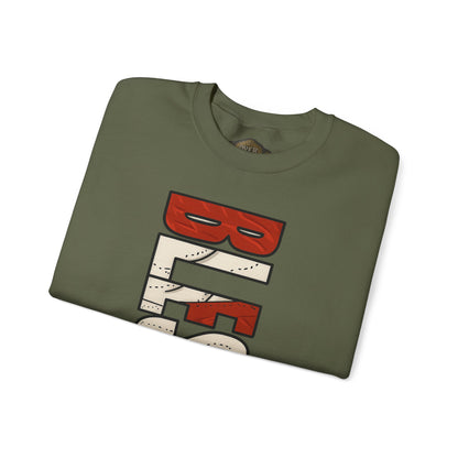 Retro 3 EL VUELO Summit White and Pine Green SweatShirt - BLESSED
