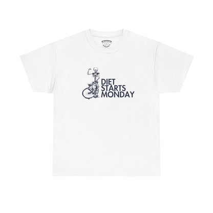 Retro 6 Olympic Diet Starts Monday  Tee - by Over-Hyped