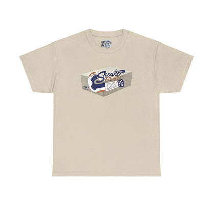 Retro 4 SB Navy SneakerHead Box Shirt