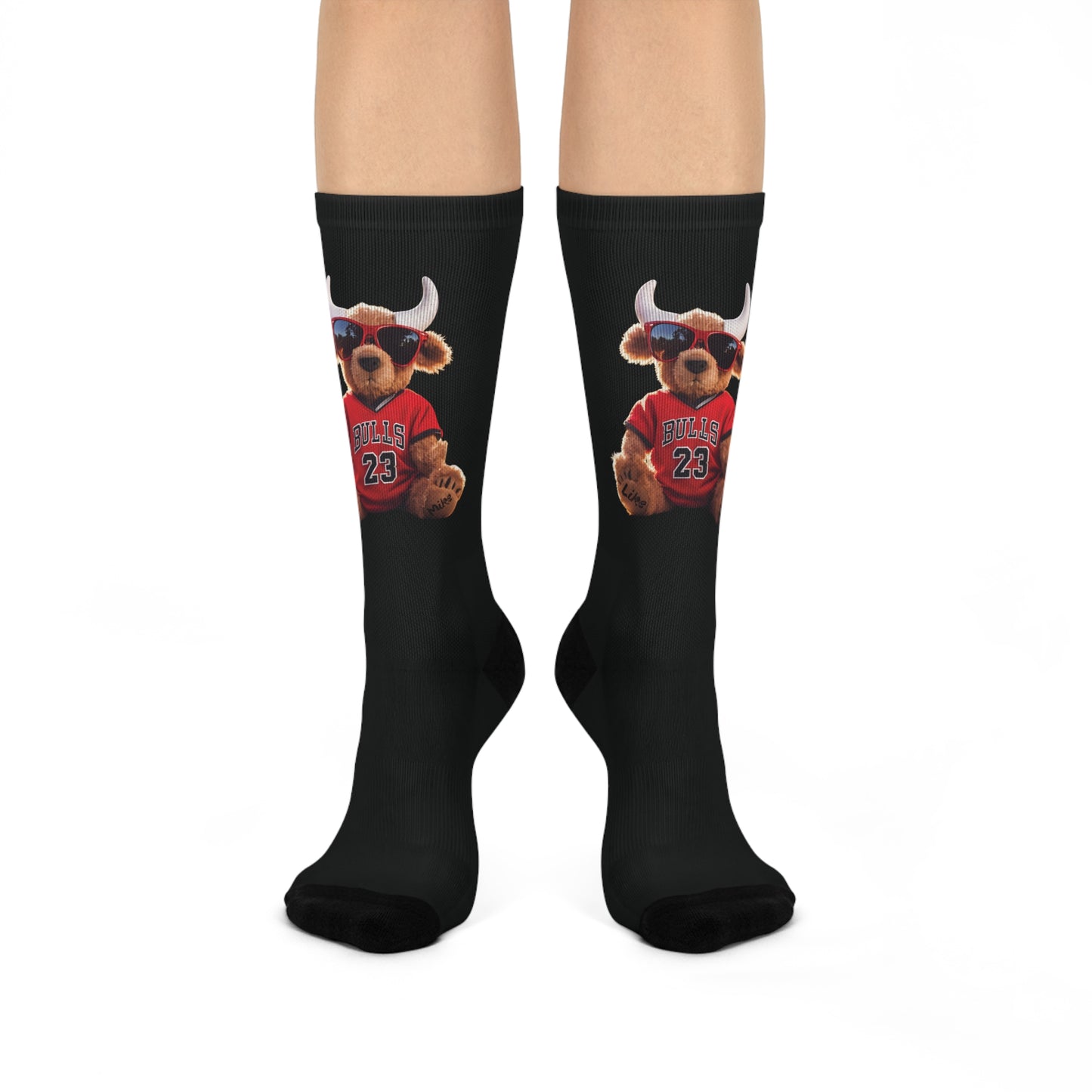 Retro 12 Flu Game socks  Like MIKE- by Over-Hyped