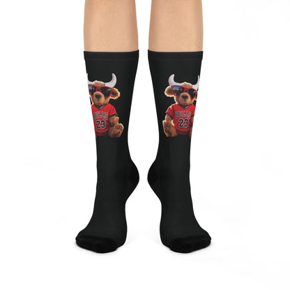 Retro 12 Flu Game socks  Like MIKE- by Over-Hyped