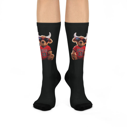 Retro 12 Flu Game socks  Like MIKE- by Over-Hyped