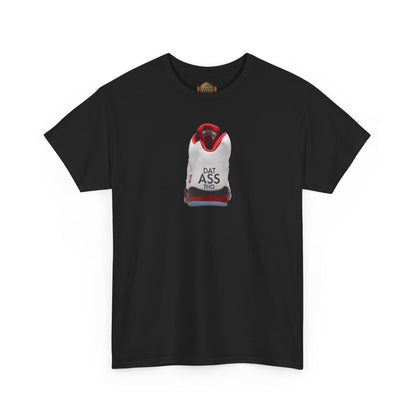 Retro 5 Fire Red "BLACK TONGUE" Shirt- DATASSSSTHO  AJ FIRE RED