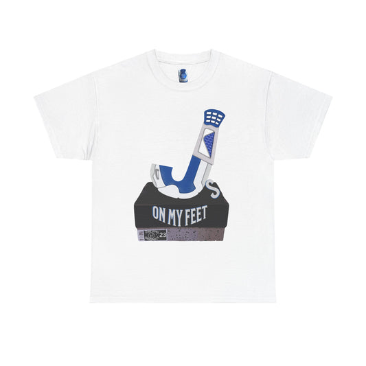 Retro 4 Industrial Blue J's On My Feet Shirt