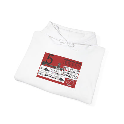 Retro 5 Black Metallic My Retro Card (Red) Hoodie