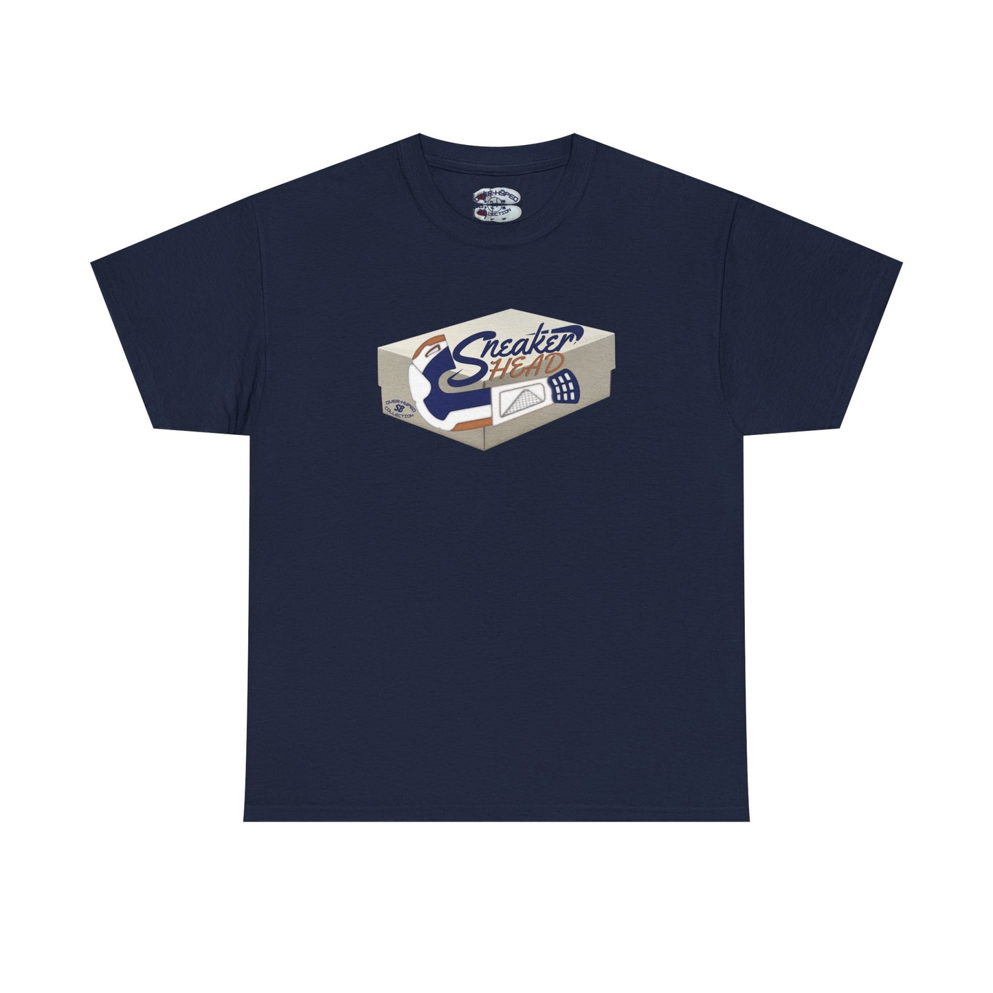 Retro 4 SB Navy SneakerHead Box Shirt