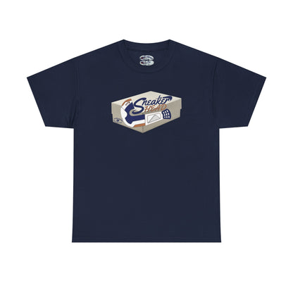 Retro 4 SB Navy SneakerHead Box Shirt