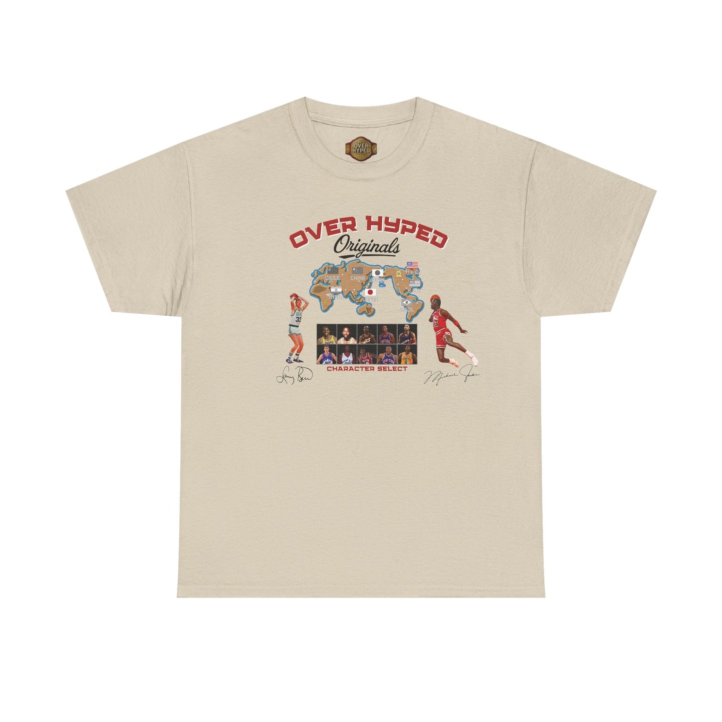 Retro 4 White Cement Character Select Shirt