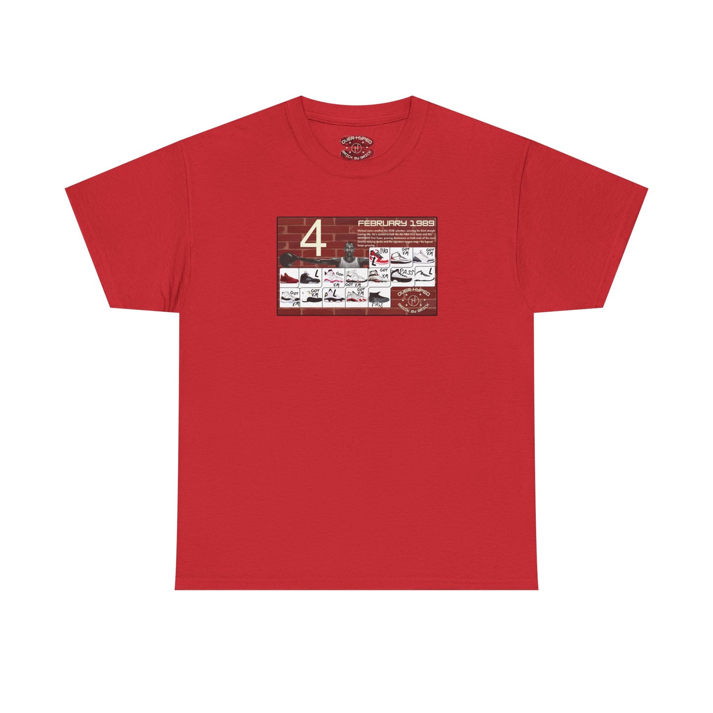 Retro 4 Brick By Brick My Retro Card Tee - by Over-Hyped