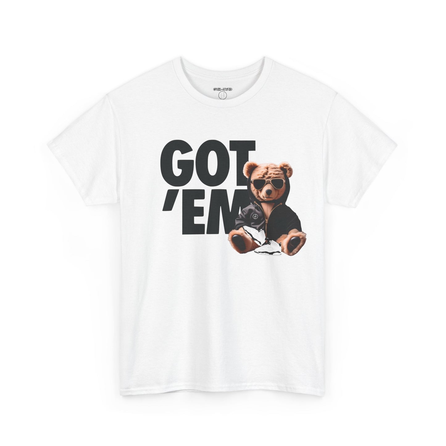 Retro 6 White Black Got Em Bear Shirt