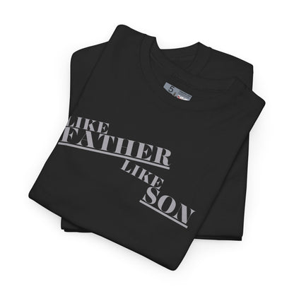 Retro 5 Black Metallic Like Father Like Son Shirt