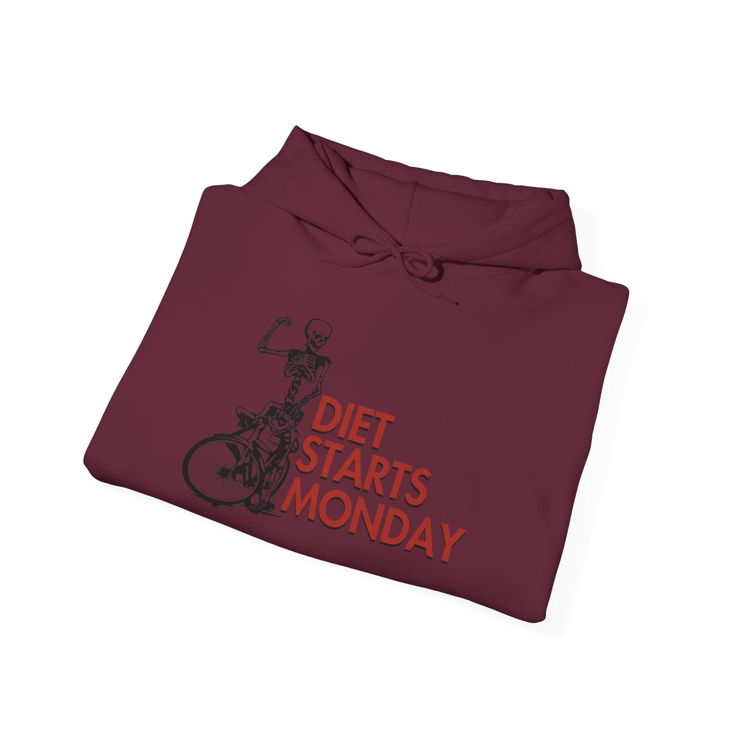 Retro 4 Brick by Brick- Diet Starts Monday Hoodie