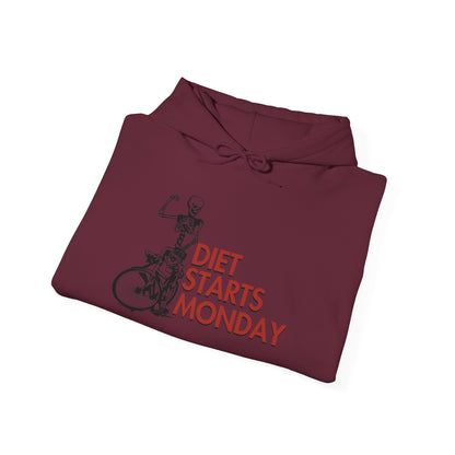 Retro 4 Brick by Brick- Diet Starts Monday Hoodie