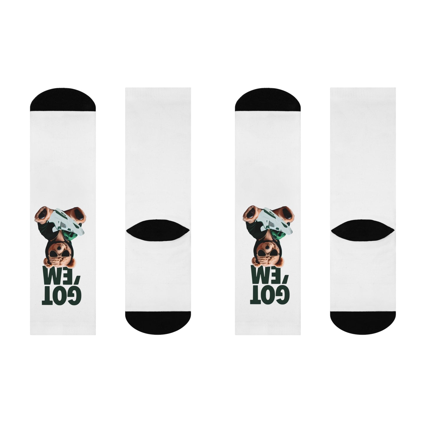Retro 4 Oxidized Green Got Em Socks