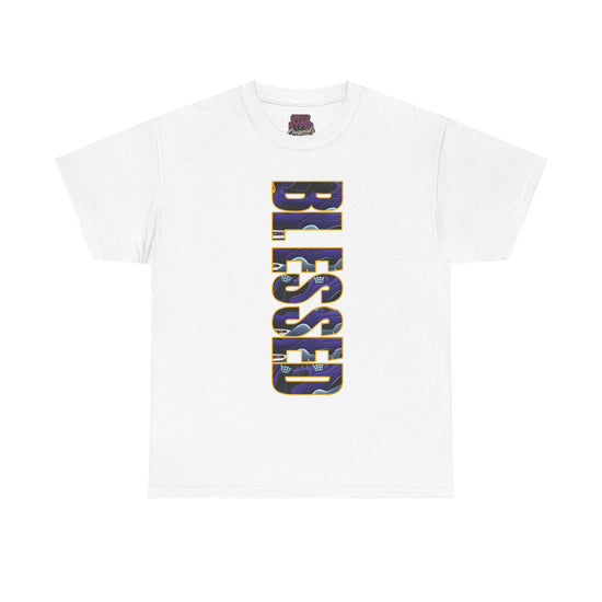 Shirt To Match  Retro 4 Imperial Purple BLESSED V1 By Over Hyped