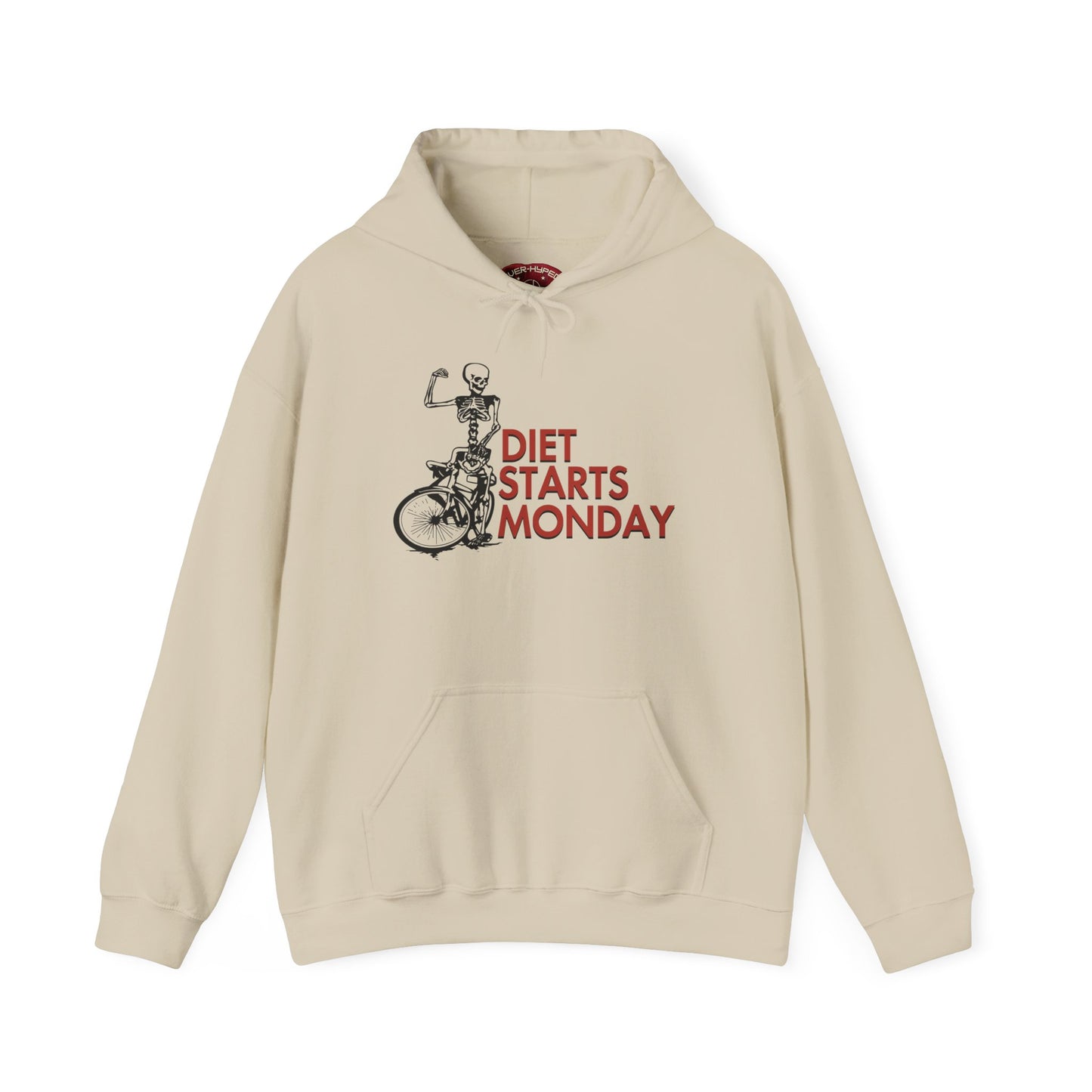 Retro 4 Brick by Brick- Diet Starts Monday Hoodie