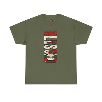 Retro 3 EL VUELO Summit White and Pine Green Shirt - BLESSED