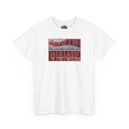 Retro 5 Fire Red "BLACK TONGUE" Shirt- SNKRS SCIENCE   AJ FIRE RED