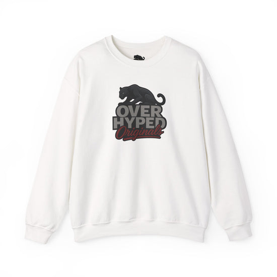 Sweater To Match Air Jordan Retro 4 Black Cat Sweatshirt  OVER HYPED LOGO