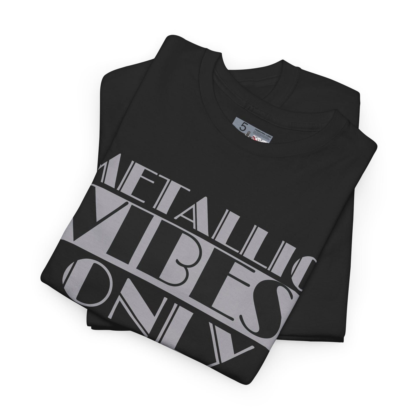 Retro 5 Black Metallic "Metallic Vibes Only" Shirt