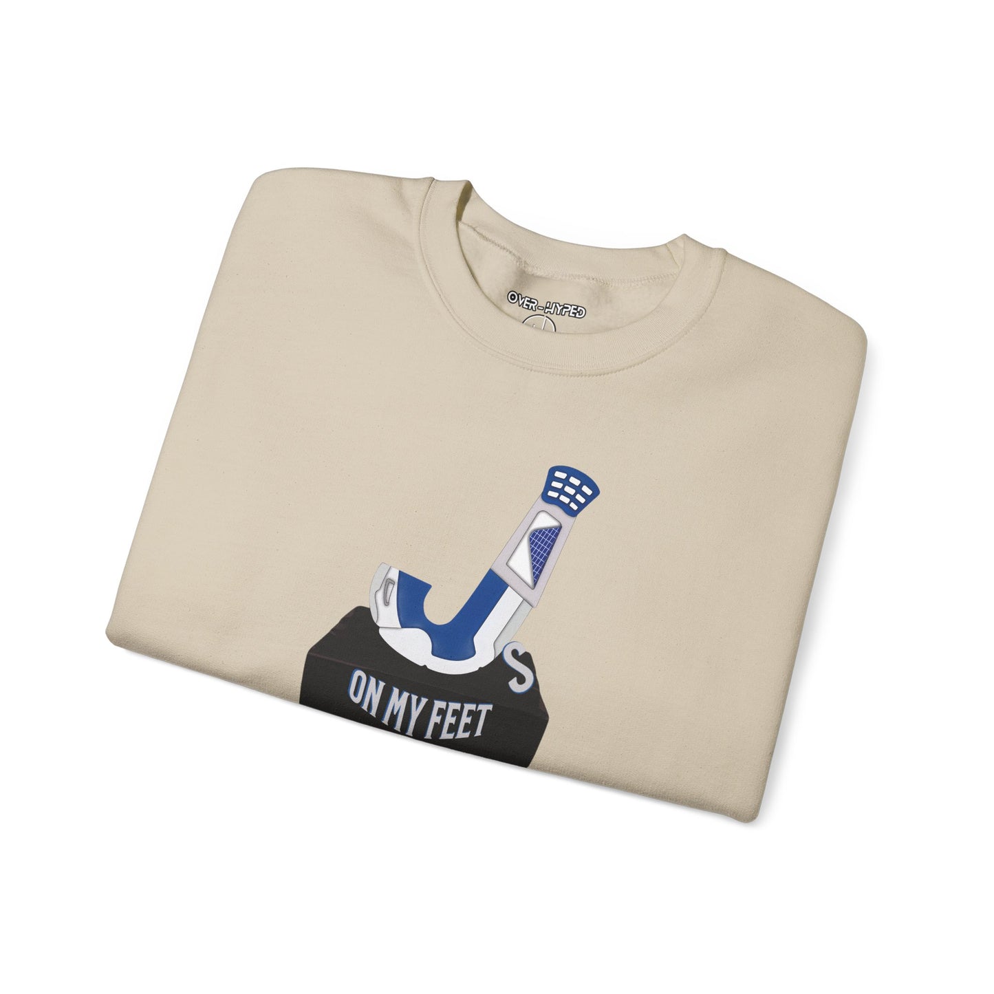 Retro 4 Industrial Blue J's On My Feet Sweatshirt